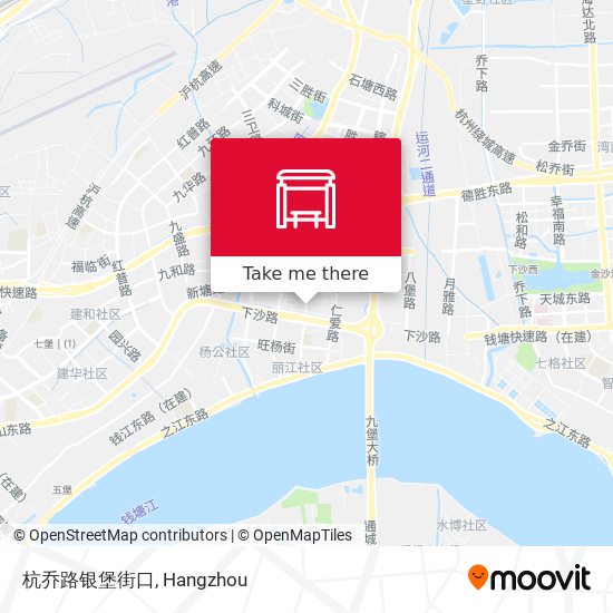 杭乔路银堡街口 map