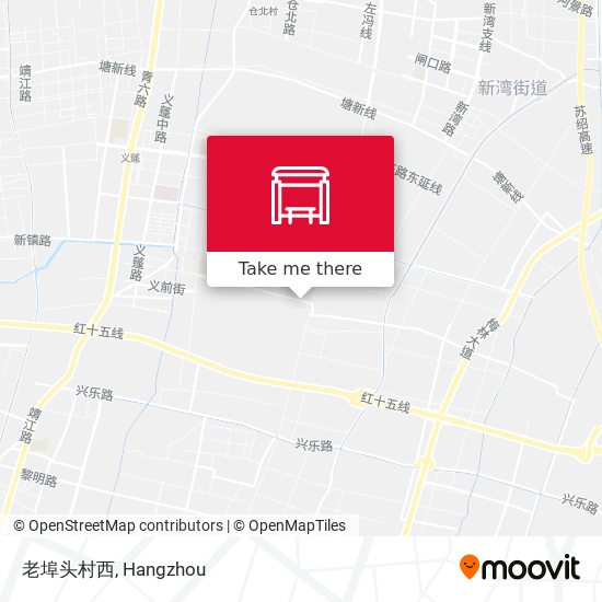 老埠头村西 map