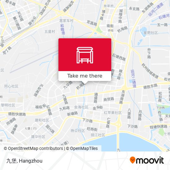 九堡 map