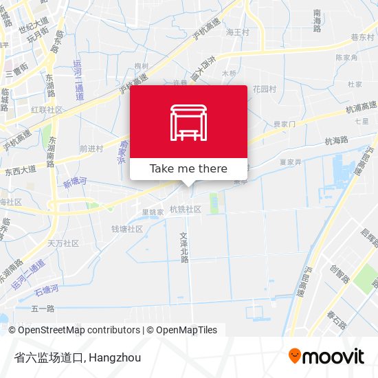 省六监场道口 map