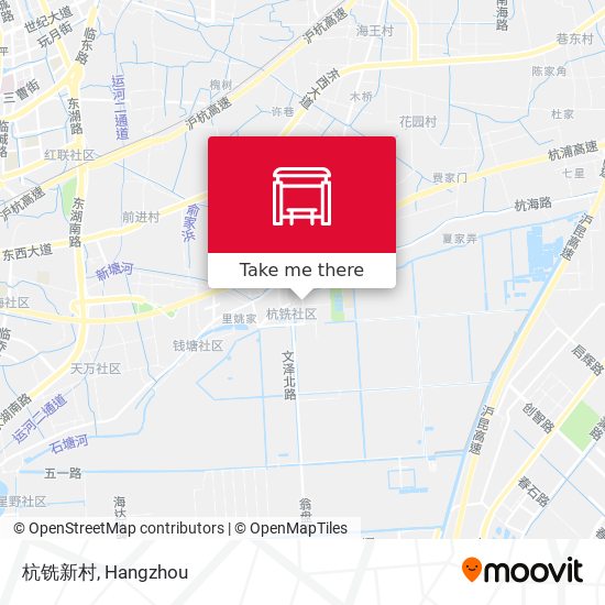 杭铣新村 map