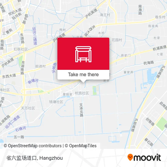 省六监场道口 map