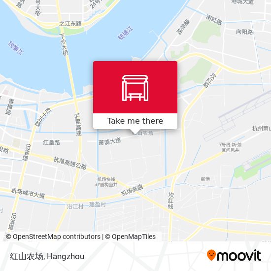 红山农场 map