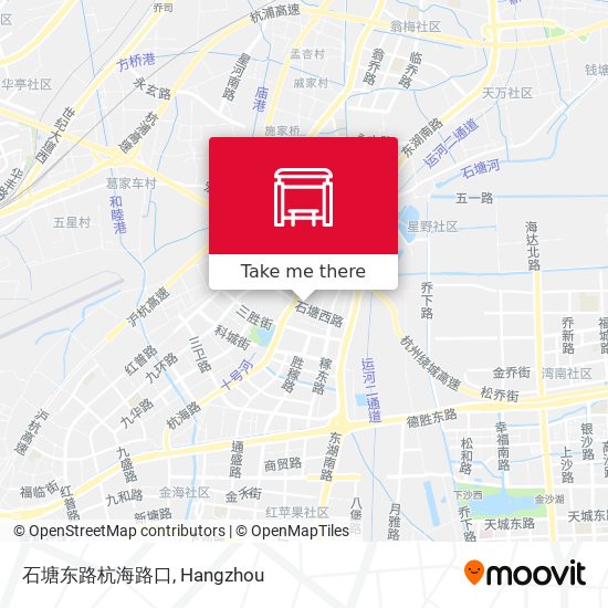 石塘东路杭海路口 map