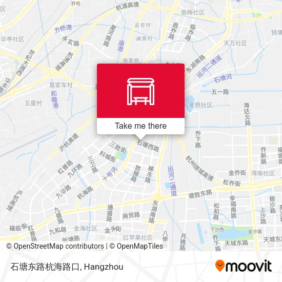 石塘东路杭海路口 map