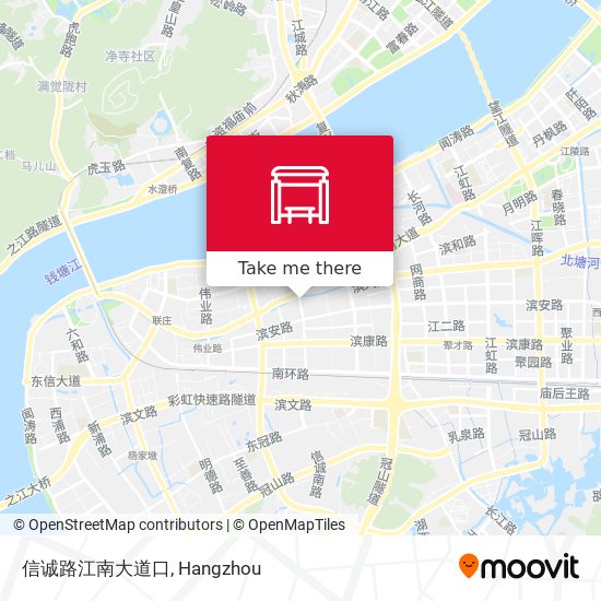 信诚路江南大道口 map
