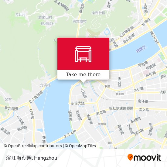 滨江海创园 map