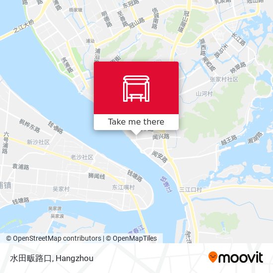 水田畈路口 map