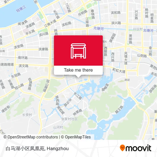 白马湖小区凤凰苑 map