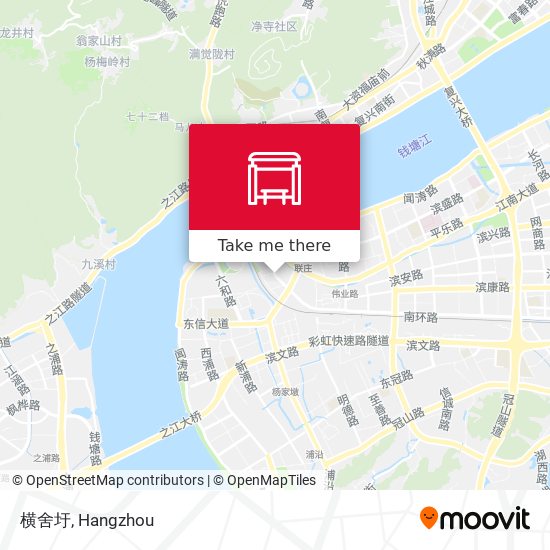 横舍圩 map