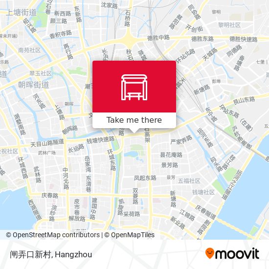 闸弄口新村 map