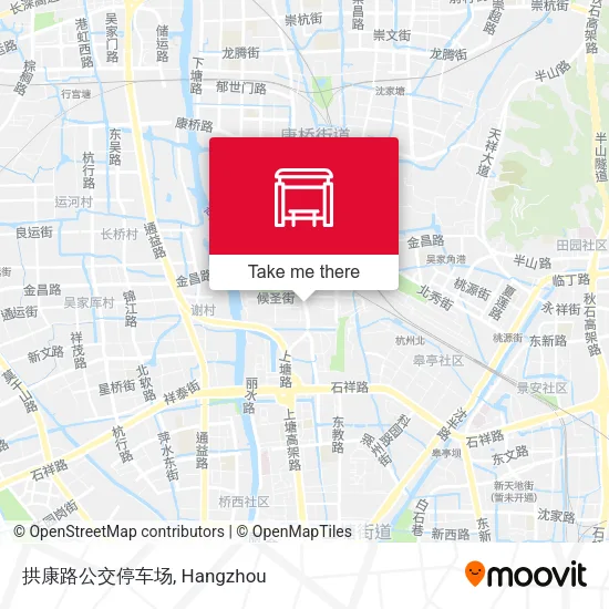 拱康路公交停车场 map