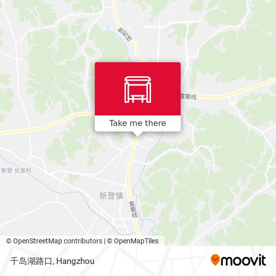 千岛湖路口 map