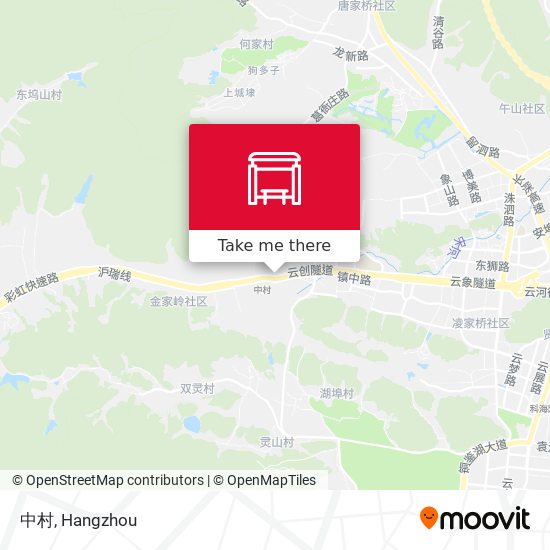 How To Get To 中村in 西湖区by Bus Or Metro