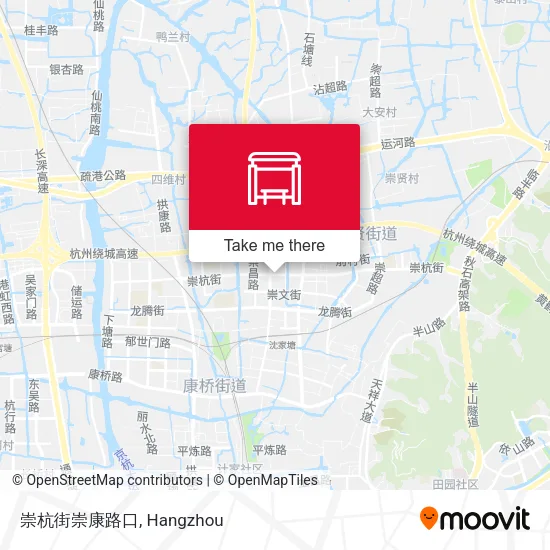 崇杭街崇康路口 map