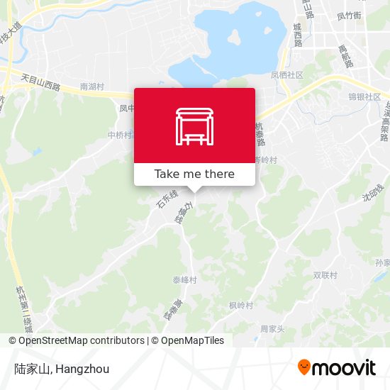 陆家山 map