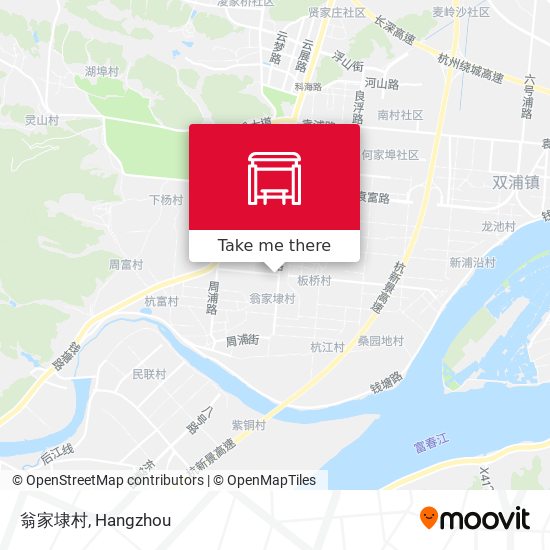 翁家埭村 map