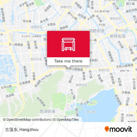 古荡东 map