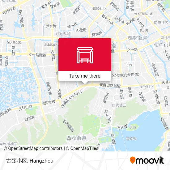 古荡小区 map