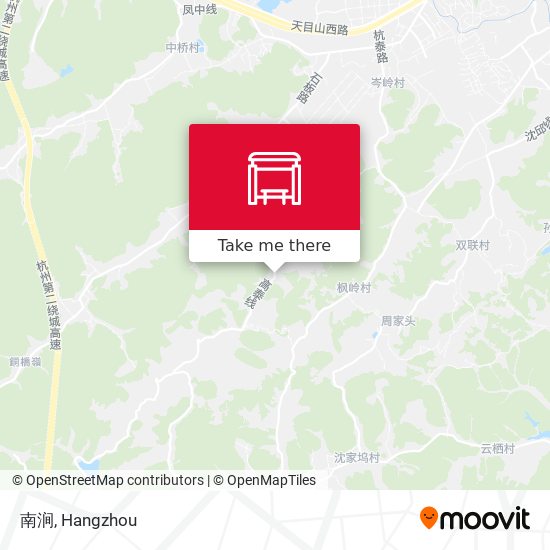 南涧 map