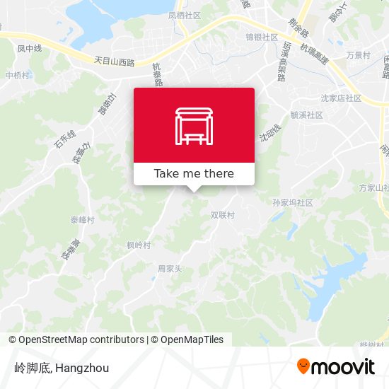 岭脚底 map