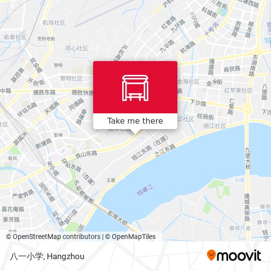 八一小学 map