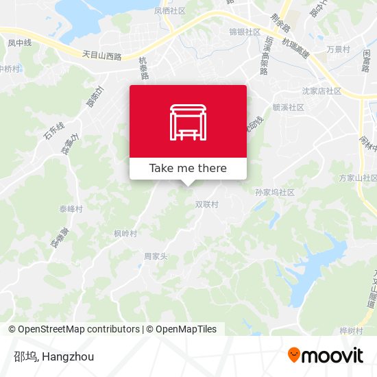 邵坞 map