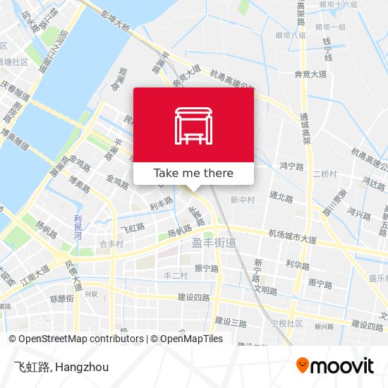 飞虹路 map