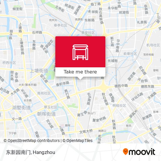 东新园南门 map