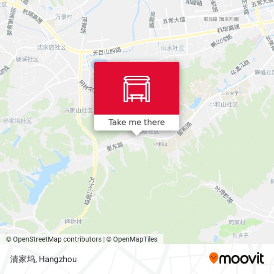 清家坞 map