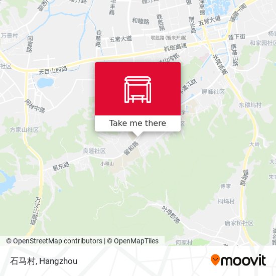 石马村 map