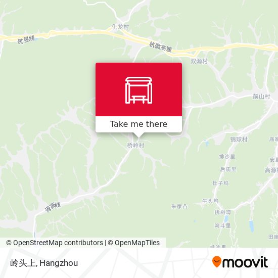 岭头上 map