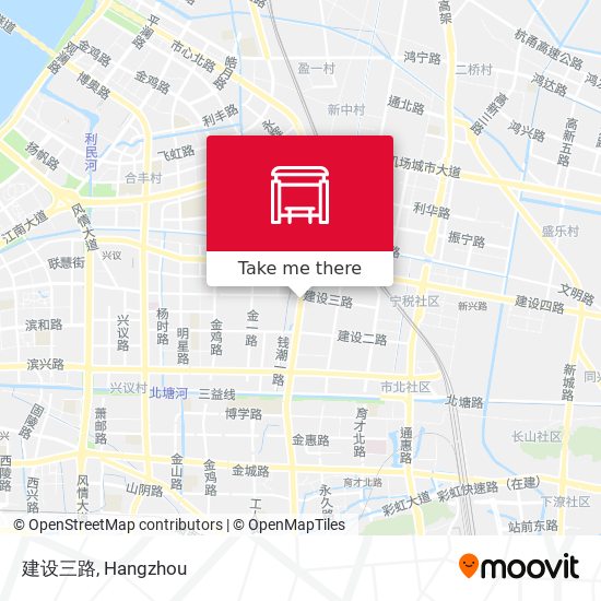 建设三路 map