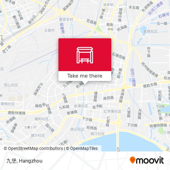 九堡 map