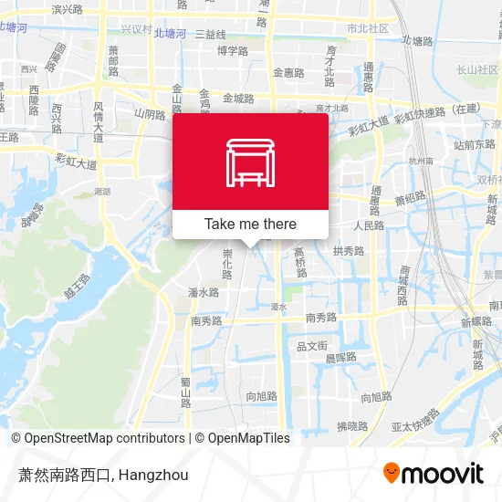 萧然南路西口 map