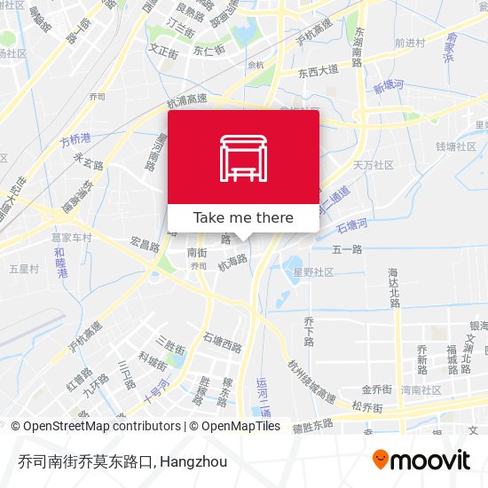 乔司南街乔莫东路口 map
