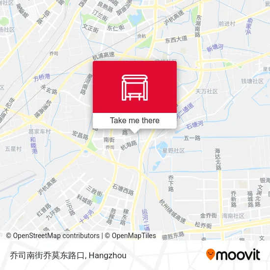 乔司南街乔莫东路口 map