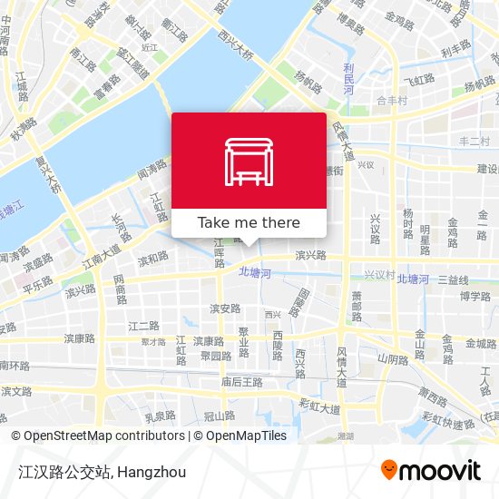 江汉路公交站 map