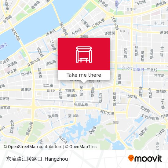 东流路江陵路口 map