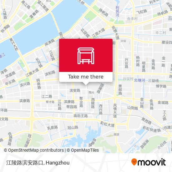 江陵路滨安路口 map