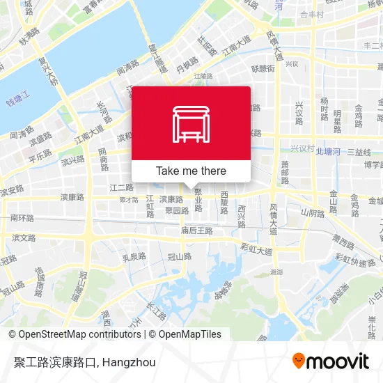 聚工路滨康路口 map