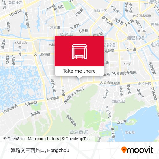 丰潭路文三西路口 map