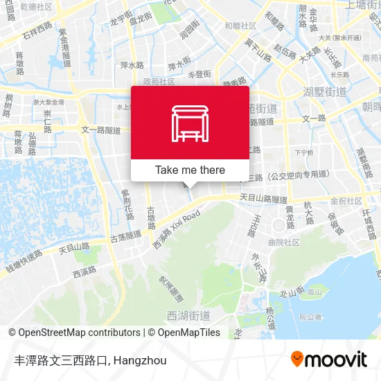 丰潭路文三西路口 map