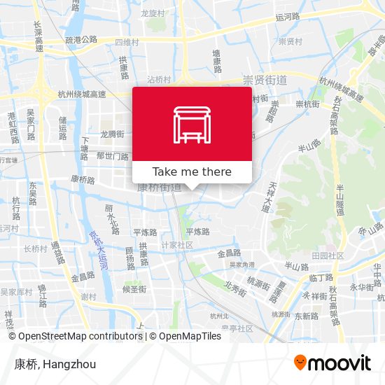 康桥 map
