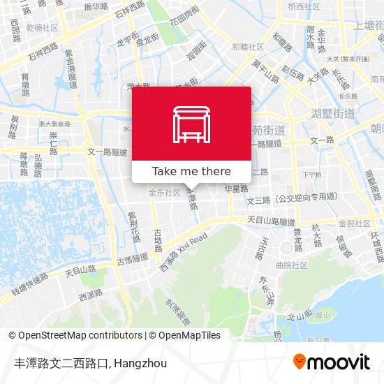 丰潭路文二西路口 map