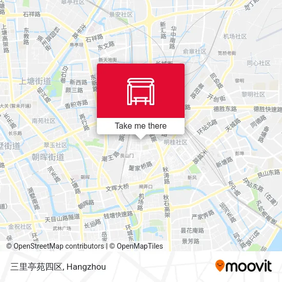 三里亭苑四区 map