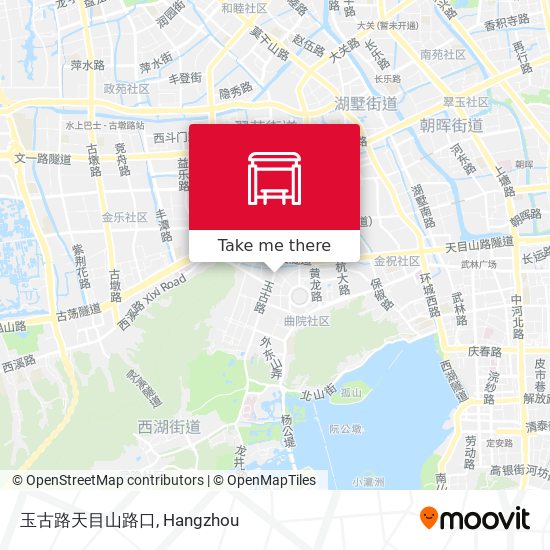 玉古路天目山路口 map