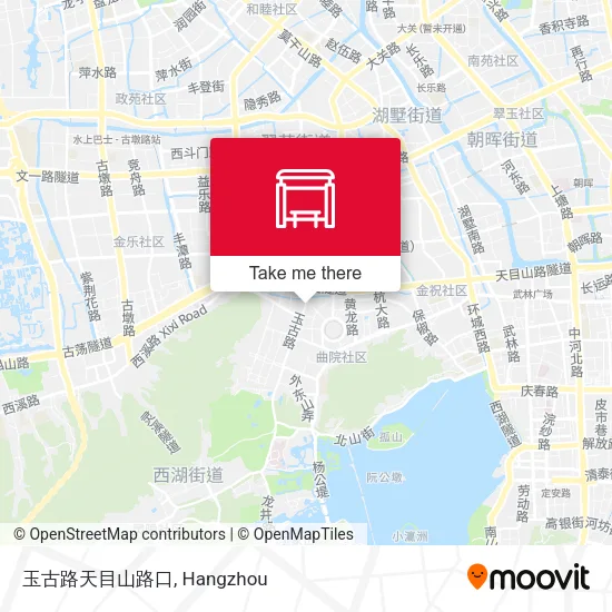 玉古路天目山路口 map