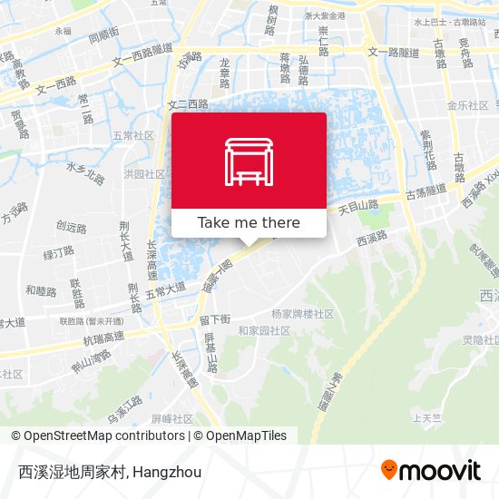 西溪湿地周家村 map