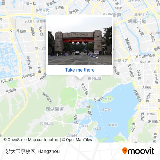 浙大玉泉校区 map